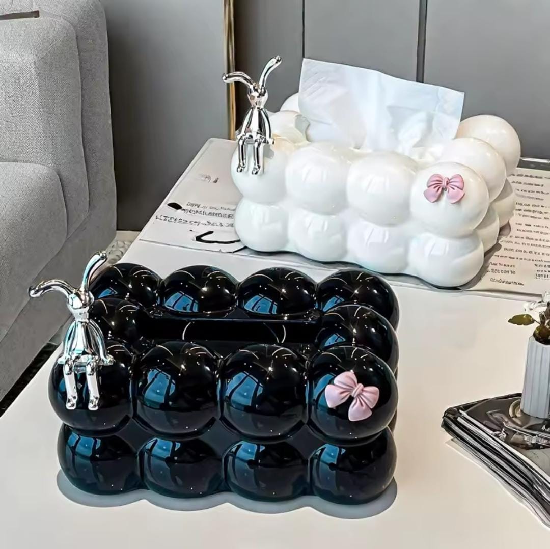 Luxurious Bubble Tissue Box /Serviette Holder