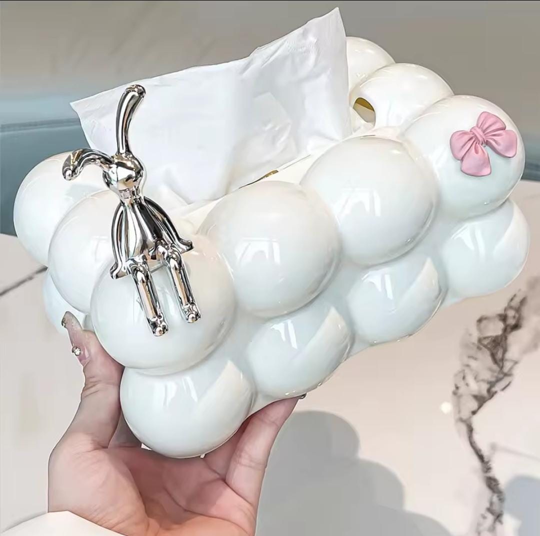 Luxurious Bubble Tissue Box /Serviette Holder