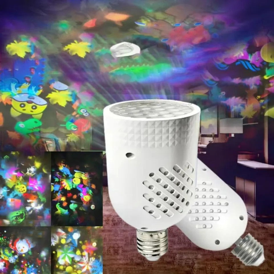 Rotating Colors LED Lamp Spotlight Bulb