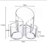 Acrylic make up brush/lipstick/cosmetic organizer