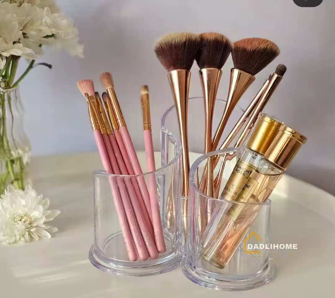 Acrylic make up brush/lipstick/cosmetic organizer