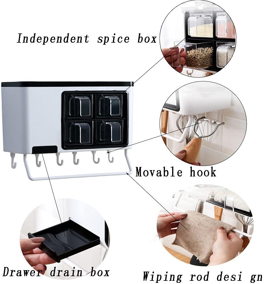 HANGING OVER FUNCTIONAL SEASONING BOX