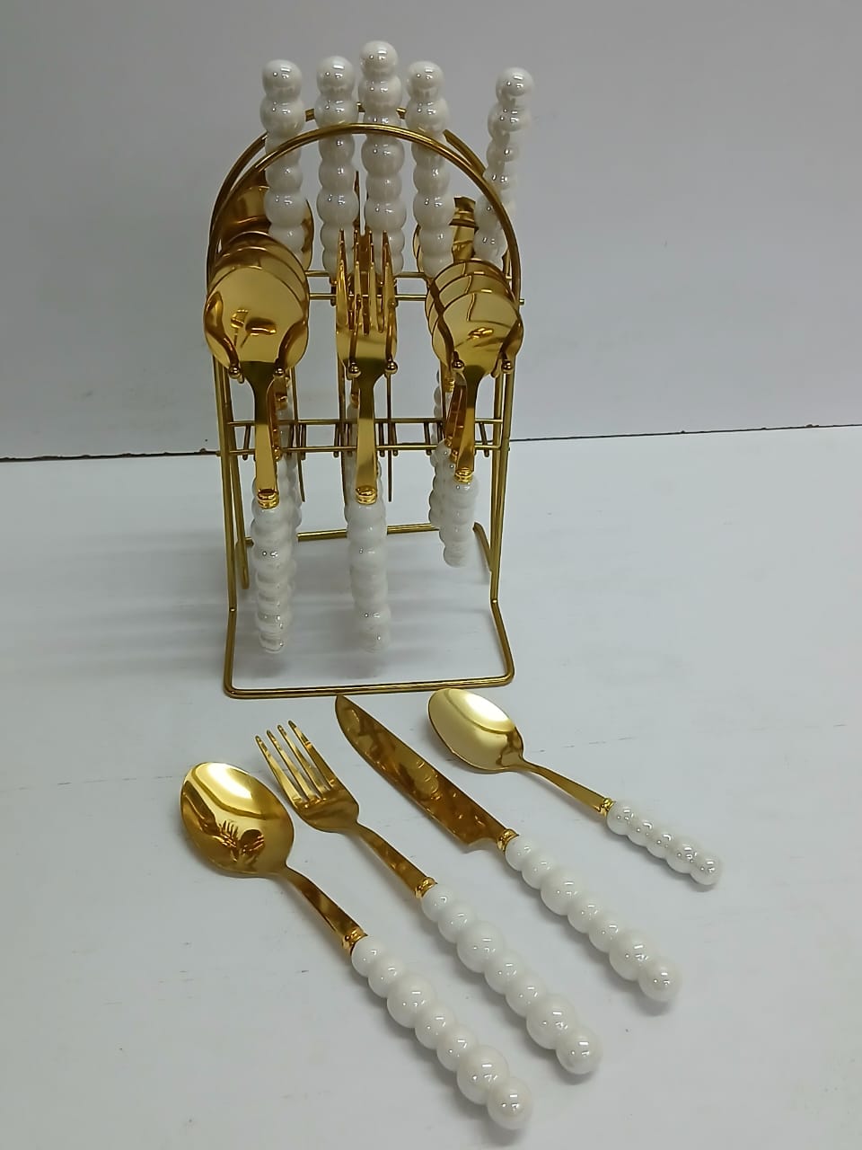 24 pcs Cutlery set with stand