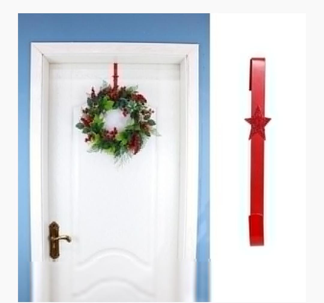 Over the door Christmas Wreaths hanging hooks