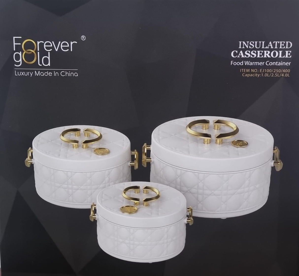 Unique Very High quality forever gold insulated hotpots