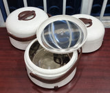 Unique Very High quality BIG SIZE forever gold insulated hotpots