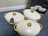 Luxurious Insulated Hotpots Food Warmer Set Oval