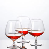 Classic Brandy Gl Set of 6, 360 ML, Non-Lead Crystal Clear, Ideal for White or Red Wine Cognac Glass