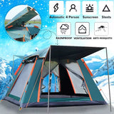 Instant Automatic Camping Tent Sun Protection with Cabin Tent 3-4 person
