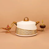 Elegant,Simple, Classic and luxury 3pcs Food Warmer HotPots