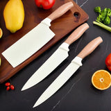 6pcs Stainless Steel Kitchen Knife Set | Sharp Cooking Knives for Kenyan Homes