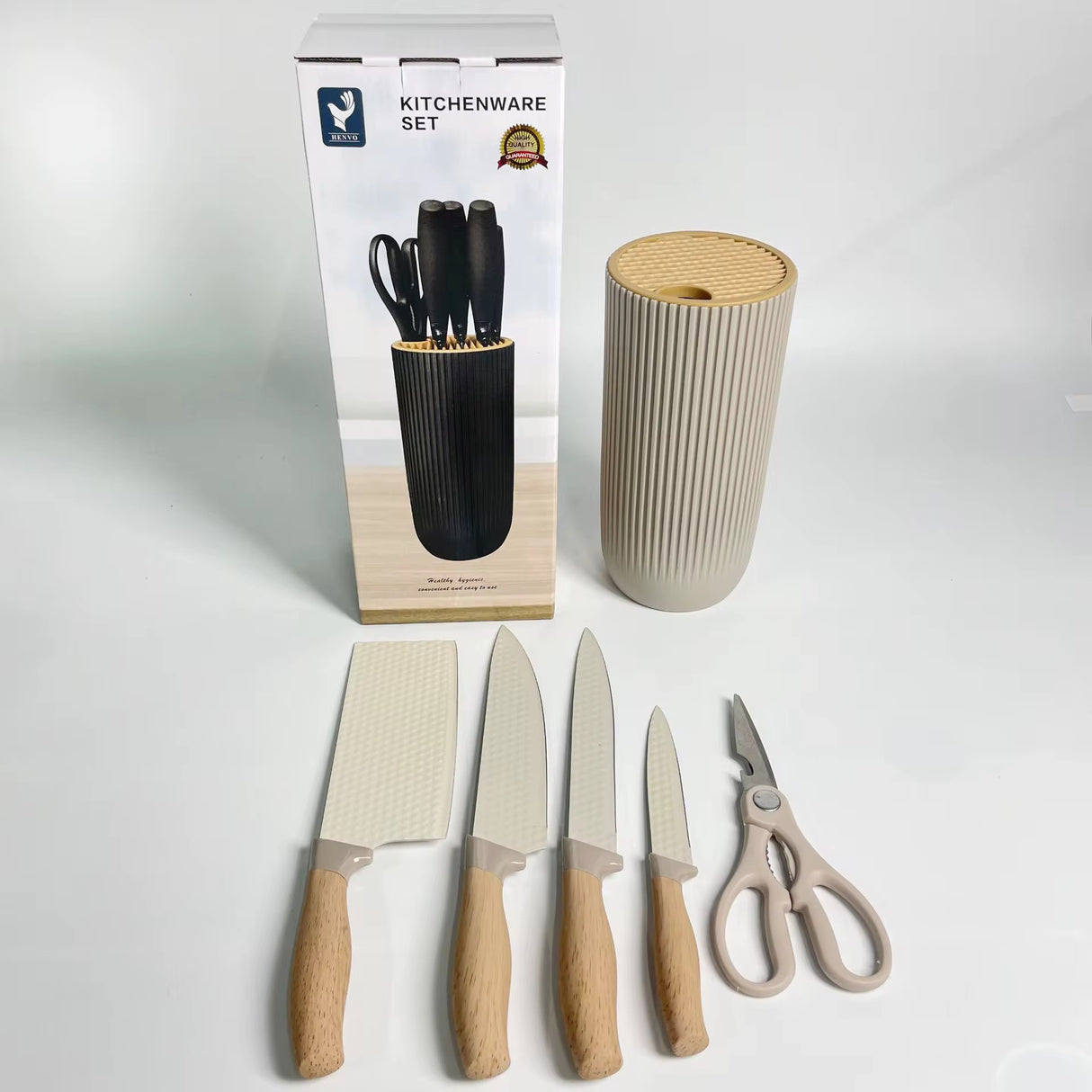6pcs Stainless Steel Kitchen Knife Set | Sharp Cooking Knives for Kenyan Homes