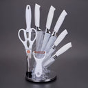 8pcs Stainless Steel Knife Set with Kitchen Scissors | Complete Kitchen Knife Set in Kenya