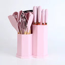 19pcs Cutlery Set with Silicone Spoon Set | Complete Kitchen Utensil Set in Kenya