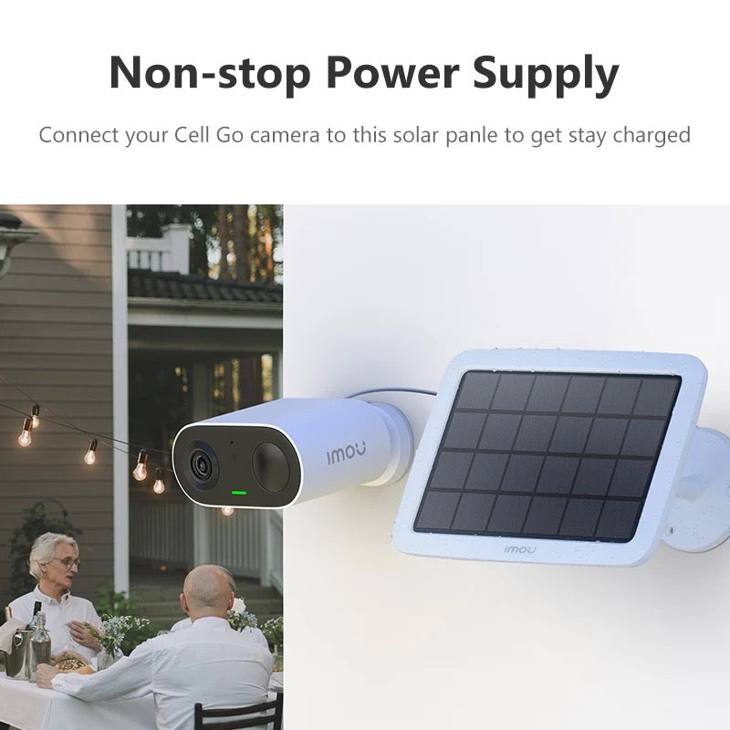 IMOU Cell Go with Solar Panel Security Camera CCTV 2PCS IP WI-FI Camera 3MP Two-way Talk Built-in Siren