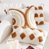 Boho Nordic Woven Pillowcases 45x45cm | Decorative Cushion Covers Kenya