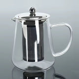 750ml High Borosilicate Glass Teapot with Tea Infuser & Sieve – Heat Resistant