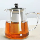 750ml High Borosilicate Glass Teapot with Tea Infuser & Sieve – Heat Resistant