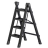 4-Step Collapsible Aluminium Ladder Portable Indoor & Outdoor Household Use