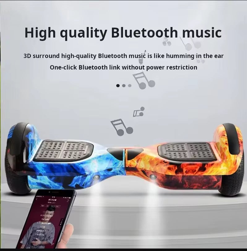 Electric Hoverboard – 6.5” LED Smart Self-Balancing Scooter with Bluetooth Speaker