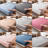 Bedroom Set 6x6: White Cotton Duvet Set and Waterproof Quilted Mattress Protector