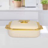 4L Elegant Luxury Food Warmer Container Insulated Hot Pot for Parties & Home Use