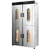 Stainless Steel Food Dehydrator Machine – Fruit, Vegetable, Meat & Herb Dryer with Temperature Control, 6 to 18 Trays