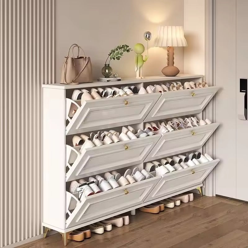 Bucket Flip Shoe Rack Cabinet Luxury Large Capacity Storage Shoe Rack Organizer