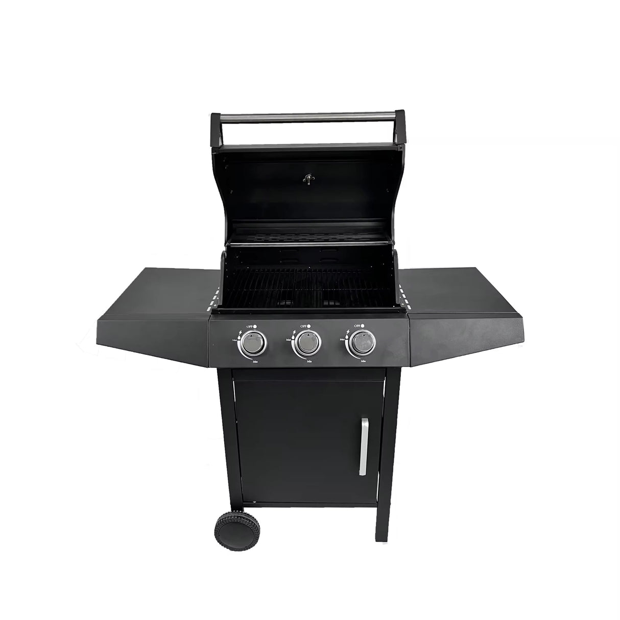 3-Burner Gas Grill with Warming Rack Portable Outdoor BBQ Grill for Patio, Backyard & Balcony Cooking in Kenya
