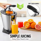 TLAC Citrus Juicer with Powerful Motor – Manual Lemon & Orange Squeezer with Soft Grip Handle – Easy-Clean Juice Press for Home, Café, Hotel | Buy in Keny
