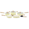 10PCS Granite Non Stick Cookware Sets With Induction Base
