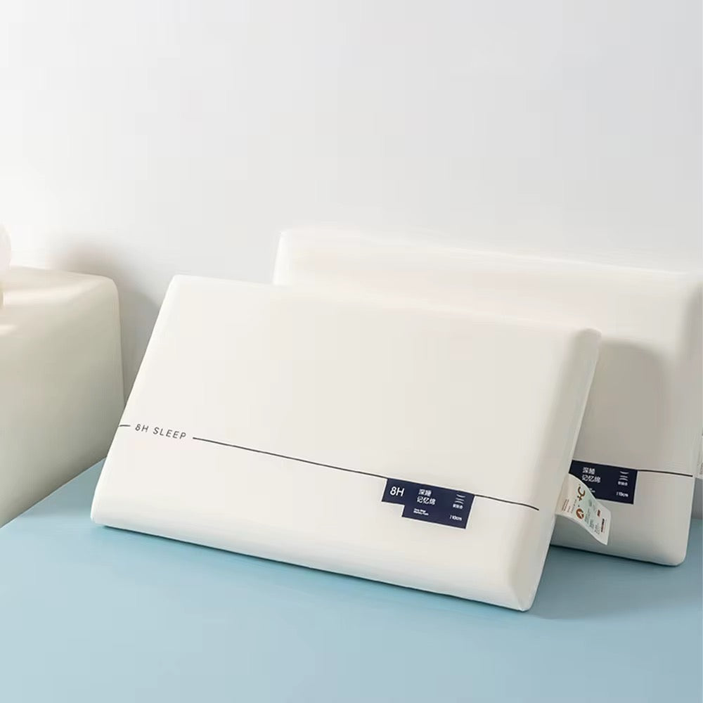 1pcs Memory Foam Pillows, Cervical Neck Pillow for Neck Pain Relief, Soft and Cooling for Back Side Sleeper Pillow with Two-Sided Reversible, Fits The Face Perfectly, Home Bed Pillows