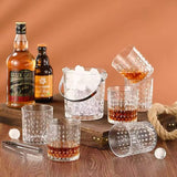 Whiskey Decanter Set,Italian Style Decanter Set with 6 Glasses