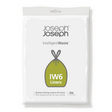 Joseph Joseph IW6 30L custom-fit bin liners in grey, 20 pack