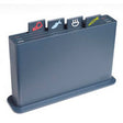 Joseph Joseph Index Advance 4-piece chopping board set in dark grey with storage case