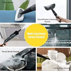 Jamaky Handheld Deep Clean Steamer 300ml – Multi-Surface Steam Cleaner for Floors, Kitchen & Windows