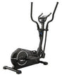 JX-7202 home elliptical cross trainer in black with 6kg flywheel and 5.4-inch LCD