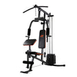 JX-911 single station home multi-gym with 32kg weight stack, lat bar and pec deck