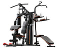 JX-930 three-station multi-gym with lat pulldown, boxing station and folding bench