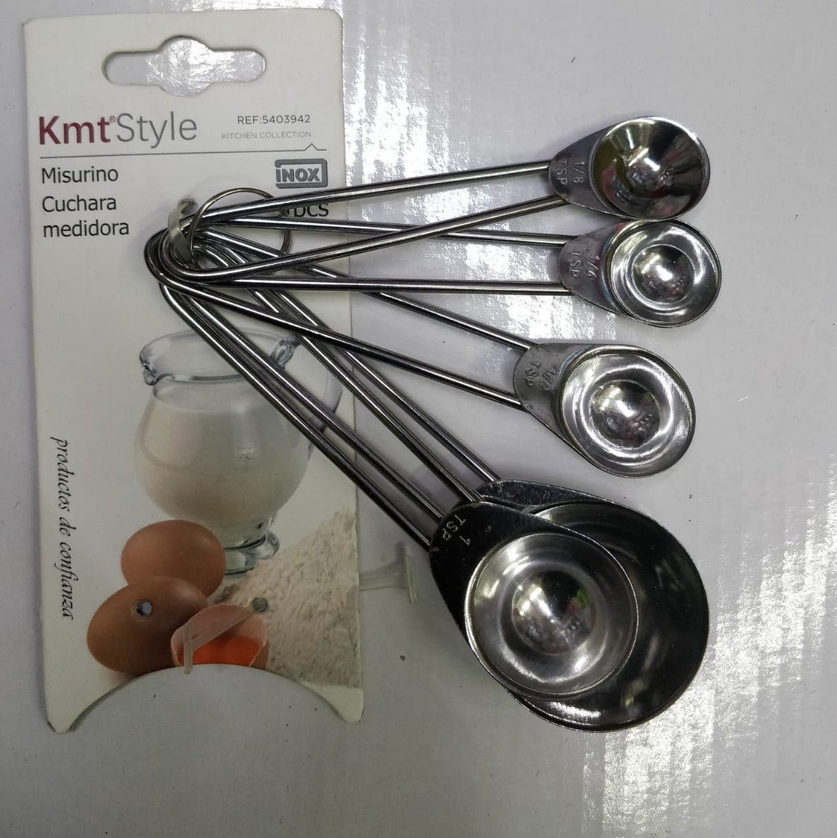 5pcs  Stainless Steel Measuring Spoon