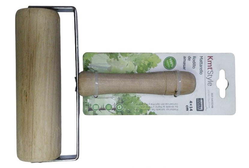KMT Wood Rolling Pin 4X14cm