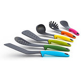 Joseph Joseph Elevate ladle with integrated tool rest, alternate view.