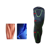 Lengthened Knee Compression Sleeve/ Knee Support (1 pair)