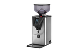 Gaggia MDF 55 premium coffee grinder, three-quarter view on a white background