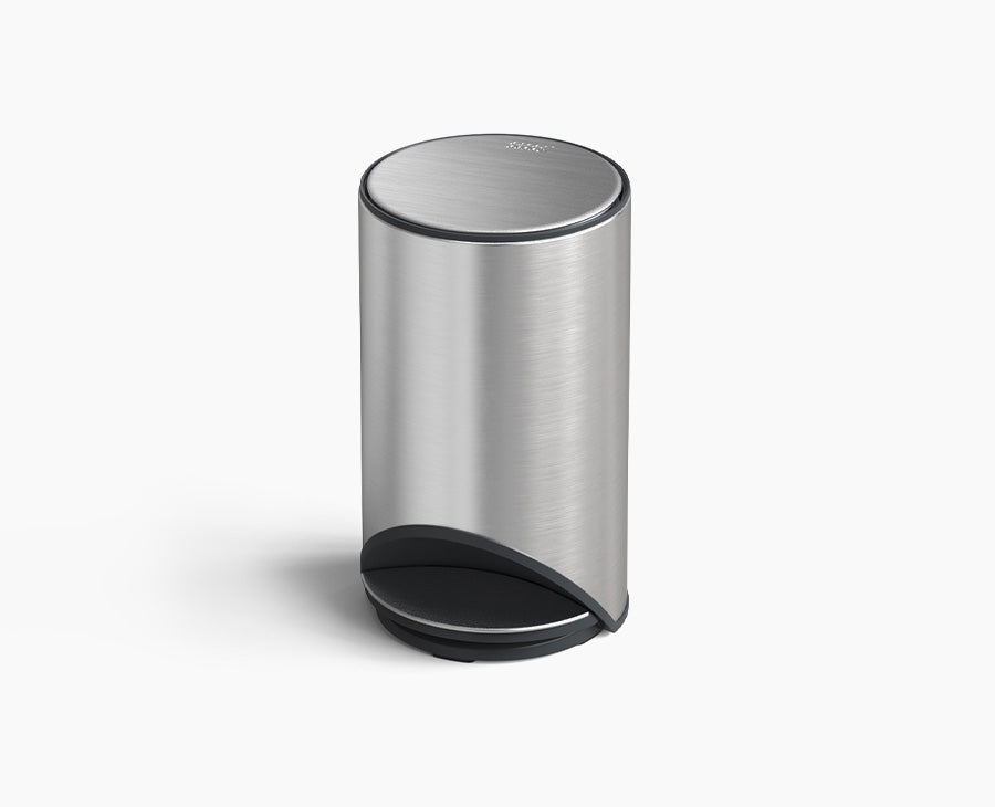 Joseph Joseph Arc 10L pedal bin in stainless steel, sold in Kenya by Homelux Kenya