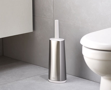 Joseph Joseph Flex Steel toilet brush lifted out of its holder, Homelux Kenya