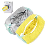 Microfiber Shoe Washing Machine Bag – Anti-Deformation Chenille Shoe Laundry Bag 39x19cm