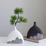 Modern Ceramic Vase - Fish-Tail Design