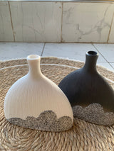 Modern Ceramic Vase - Fish-Tail Design