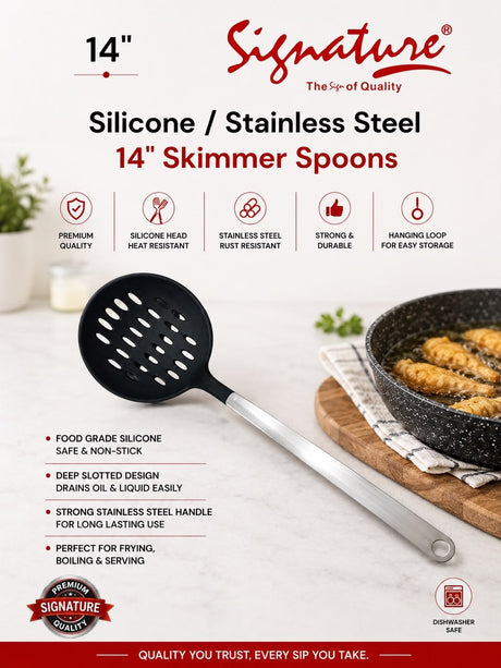 NOSKU-14-Silicone-Stainless-Steel-Skimmer-Spoons